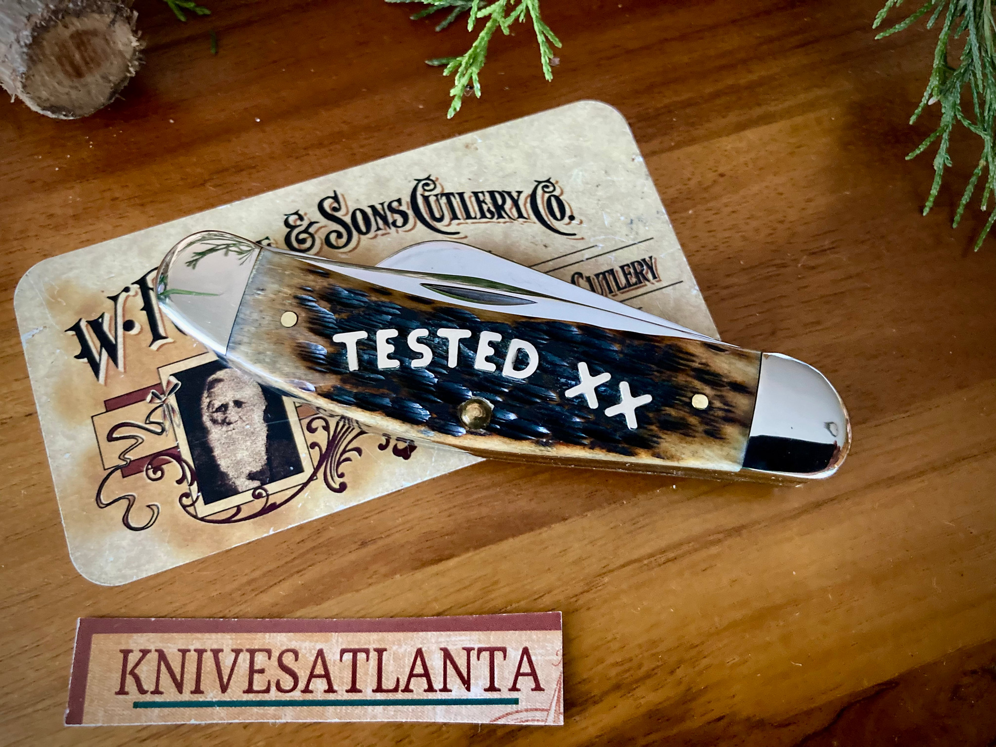 Case Midnight Bone T.B. 6339 Sowbelly ~ 2003 Vintage