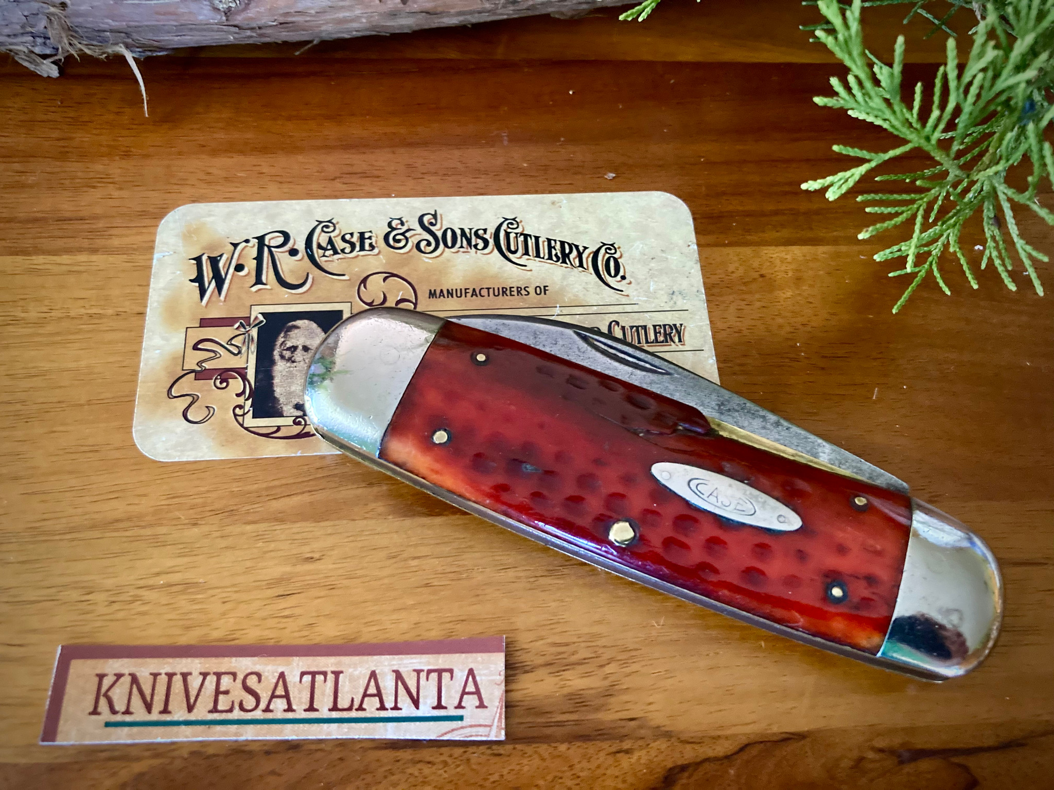 CASE XX 6250 RED BONE ELEPHANT TOE ~ Vintage 1940-1964