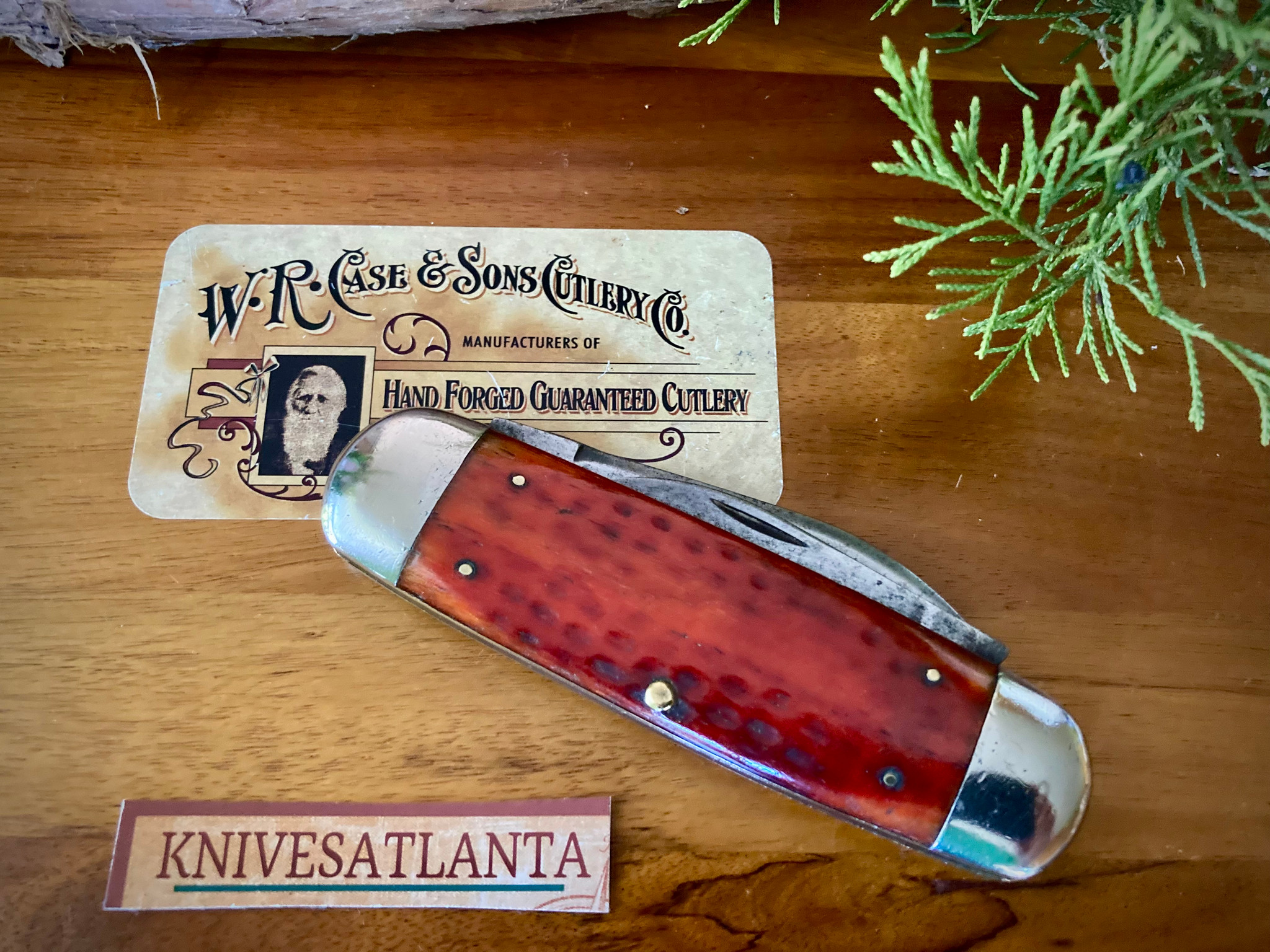 CASE XX 6250 RED BONE ELEPHANT TOE ~ Vintage 1940-1964