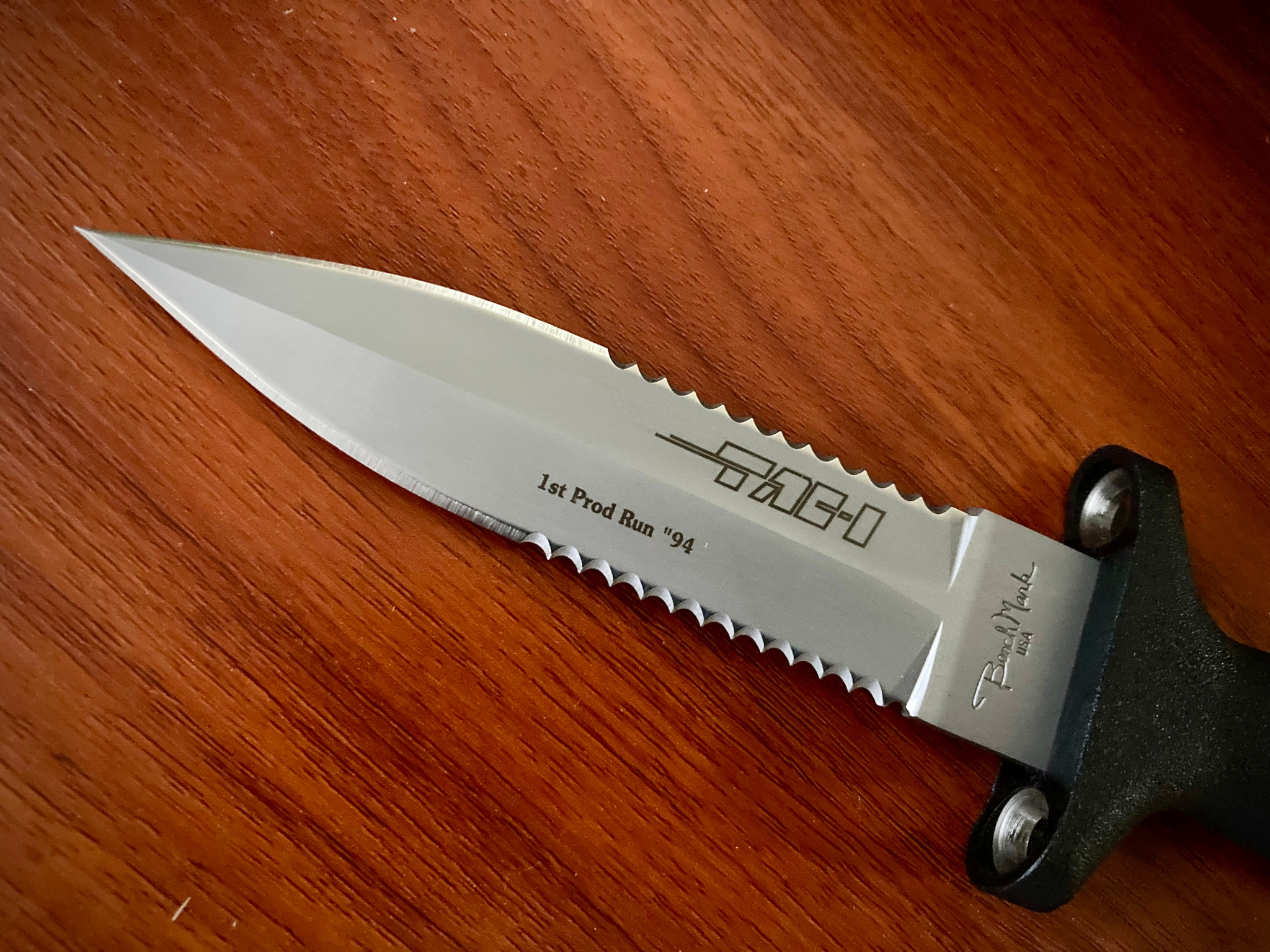 BenchMark Knife ~ Tac 1 ~ First Production Run 1994 ~ Vintage