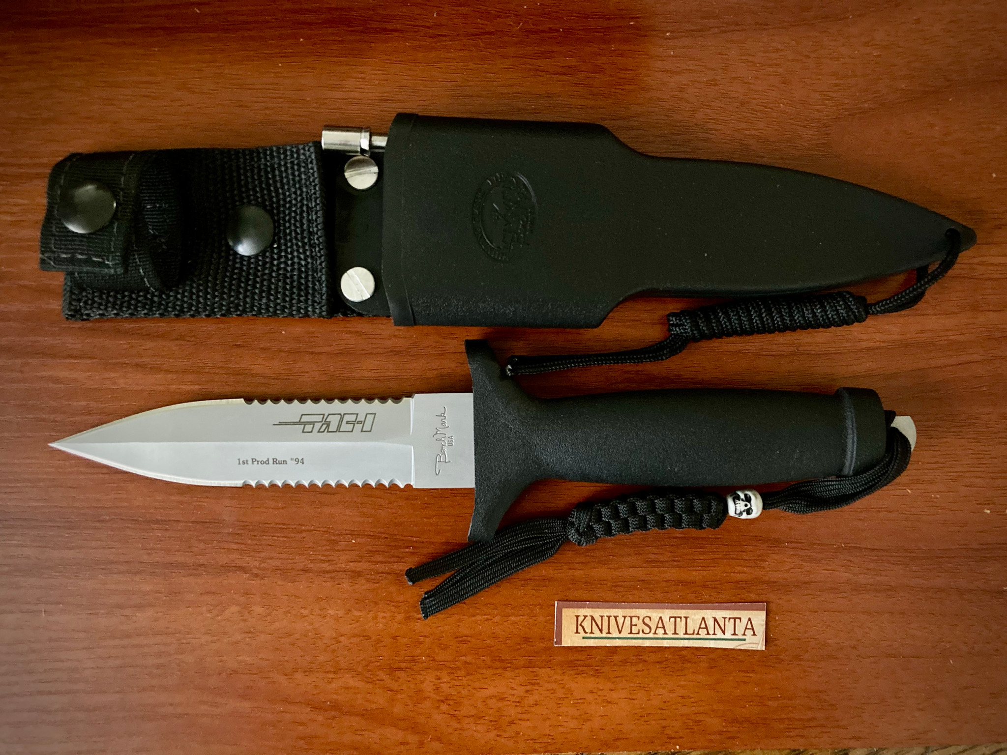 BenchMark Knife ~ Tac 1 ~ First Production Run 1994 ~ Vintage