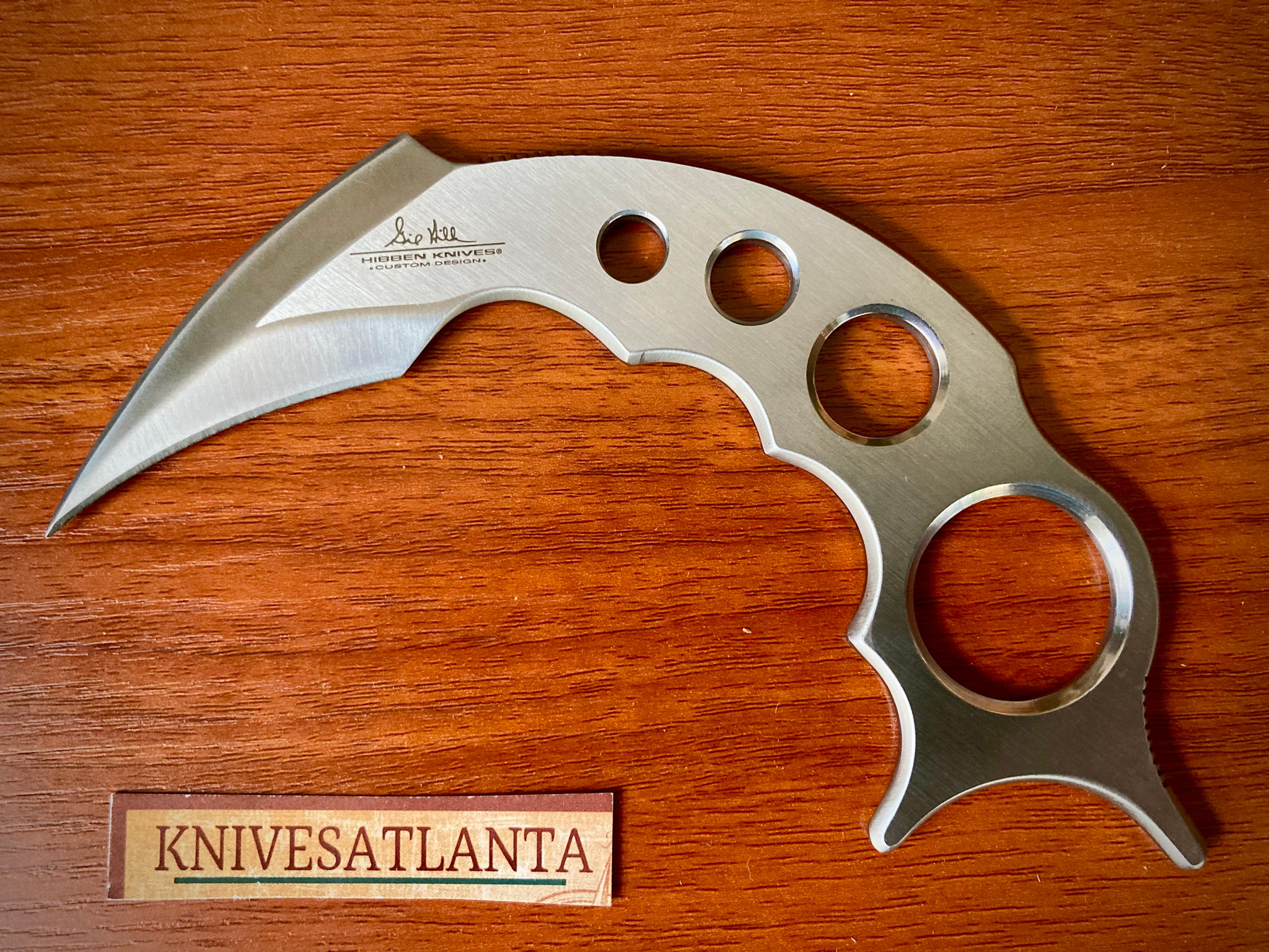 Hibben CLAW II Belt ~ Knife Stainless Handle ~ Leather Belt Sheath