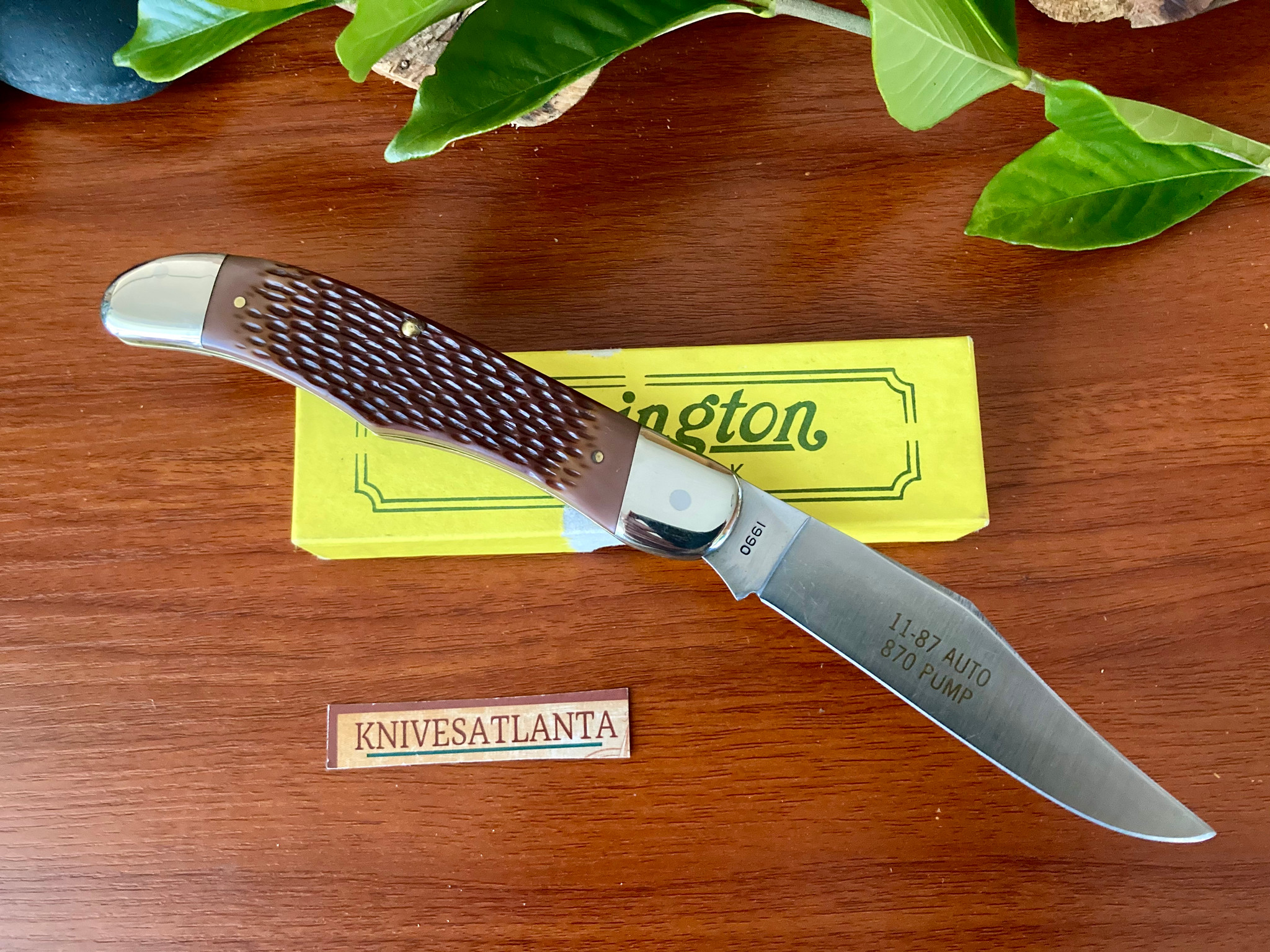 Remington R870 knife ~ Commemorative 11-87 870 Pump ~ Vintage 1990