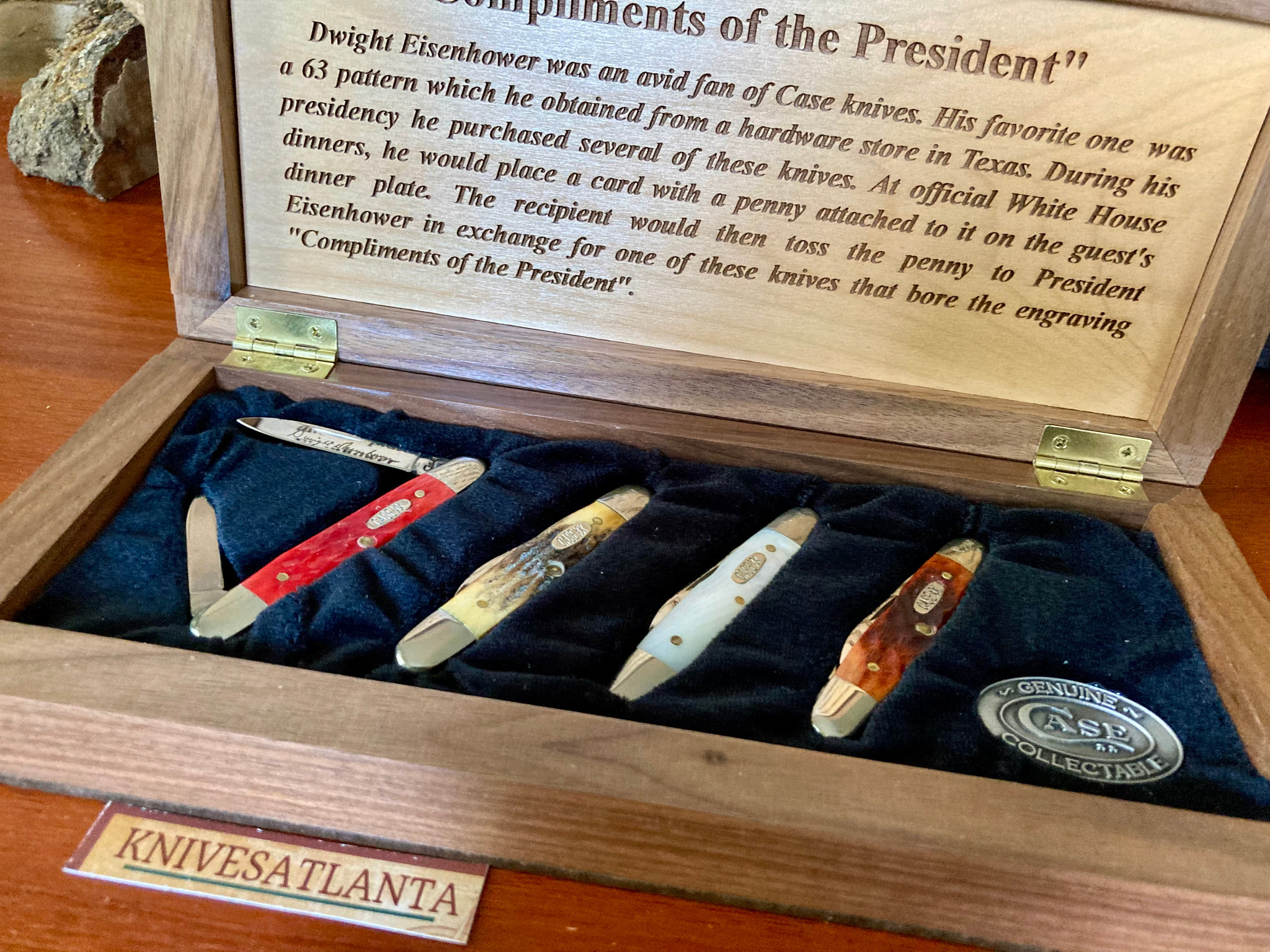 Case XX Dwight Eisenhower Limited Edition Mint Set ~ Vintage 1996