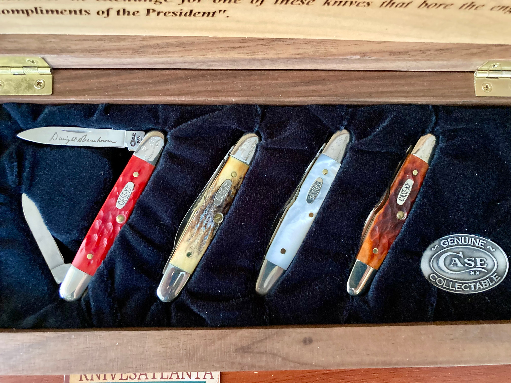Case XX Dwight Eisenhower Limited Edition Mint Set ~ Vintage 1996