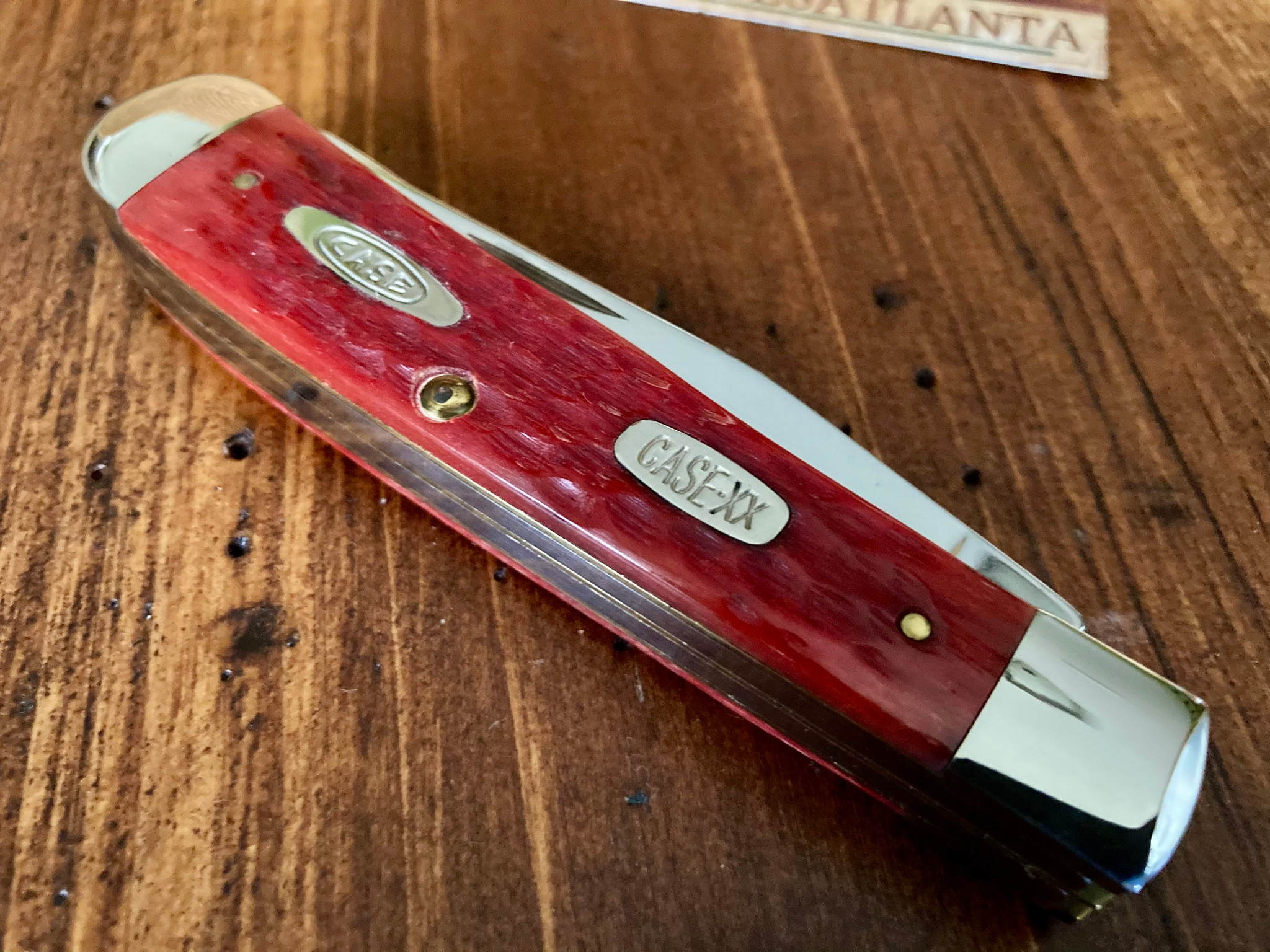 Case XX Dark Red Bone Trapper ~ 1996 Transition ~ Vintage