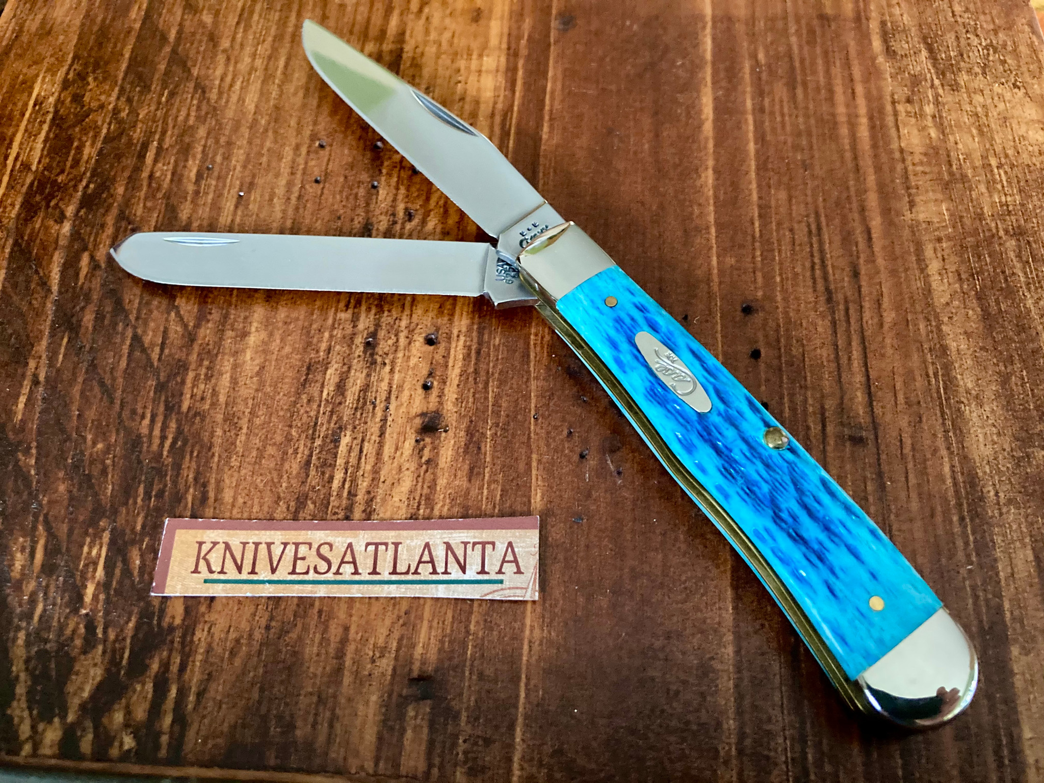 Case XX 05076 Trapper Caribbean Blue ~ Vintage 2004