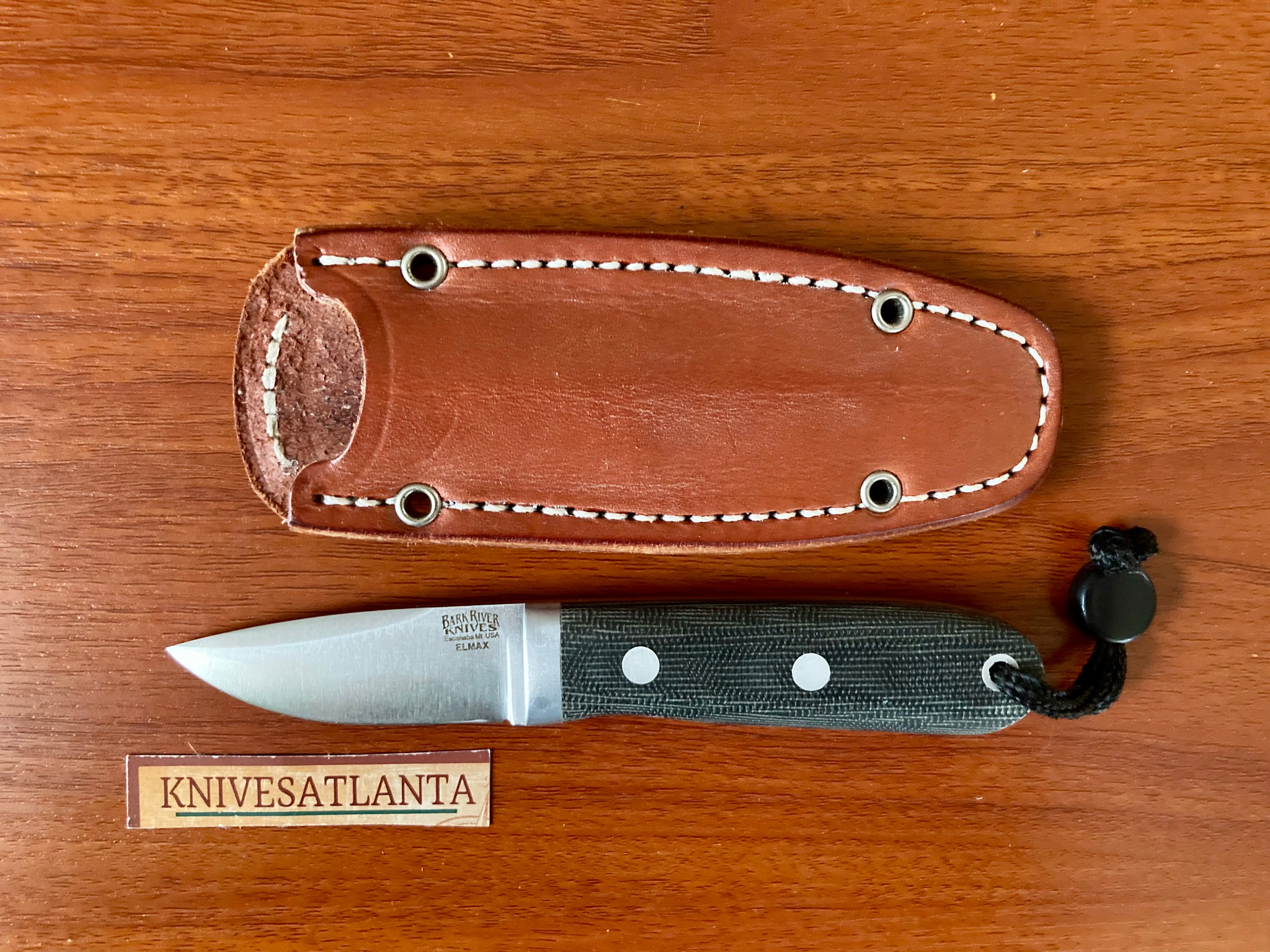 Bark River City Knife ~ Black Canvas Micarta Matte ~ Elmax ~ 2021