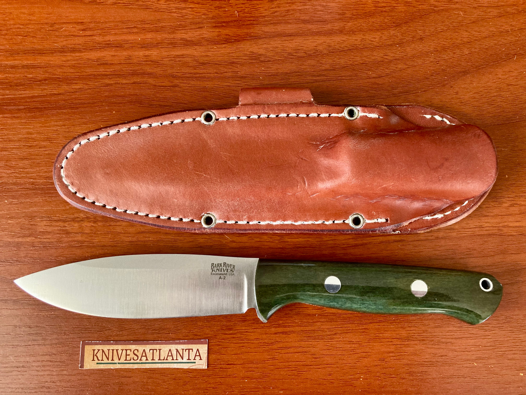 Bark River UP (Upper Peninsula) ~Green Camel Bone ~ A2 ~ 1st 