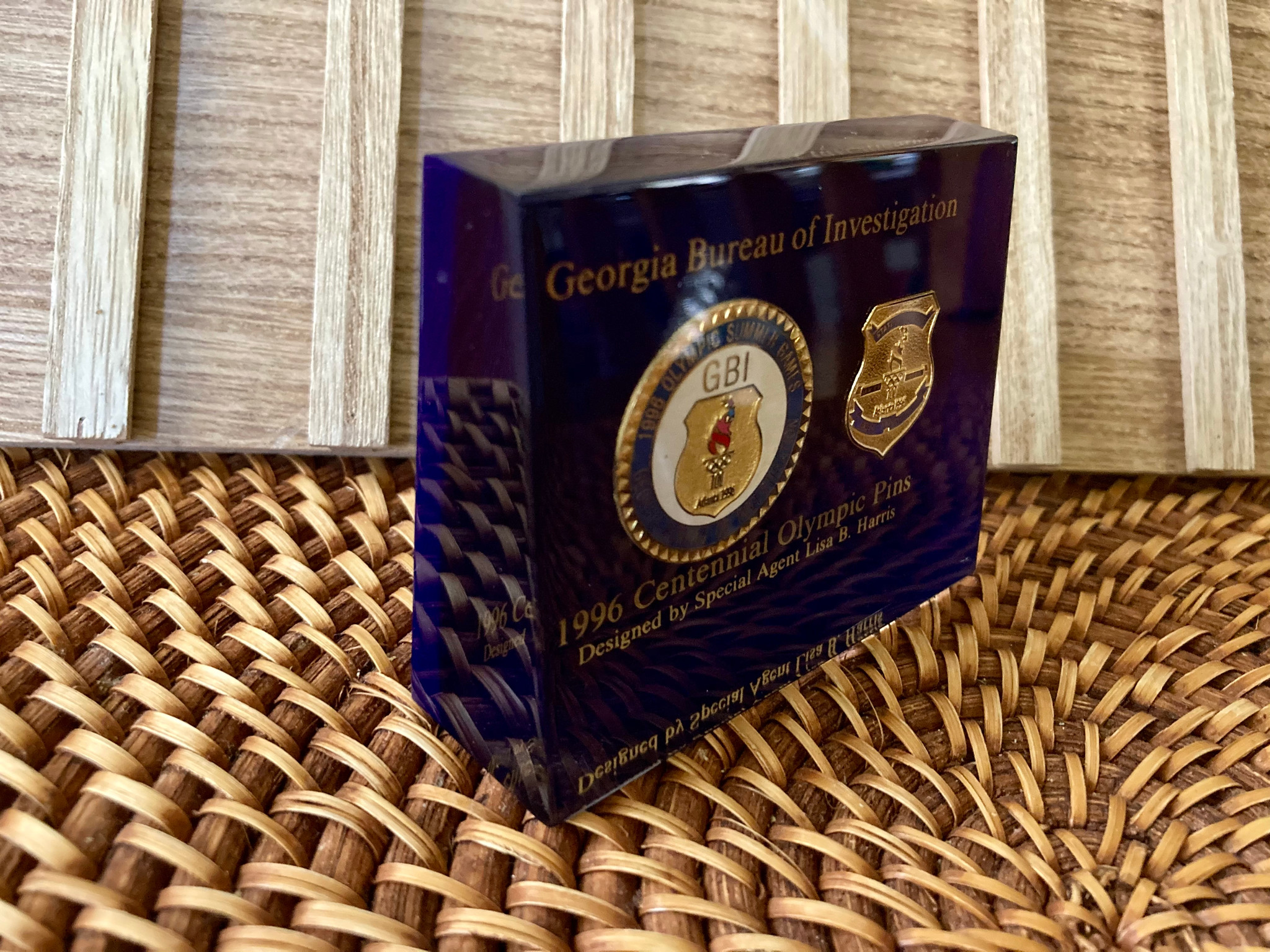 Rare Commemorative Set ~ Georgia Bureau of Investigation Pin