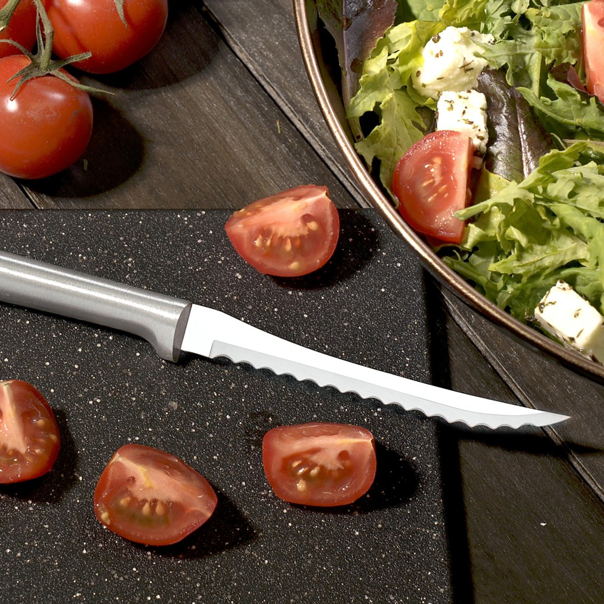 Rada Cutlery Serrated Slicer | Silver