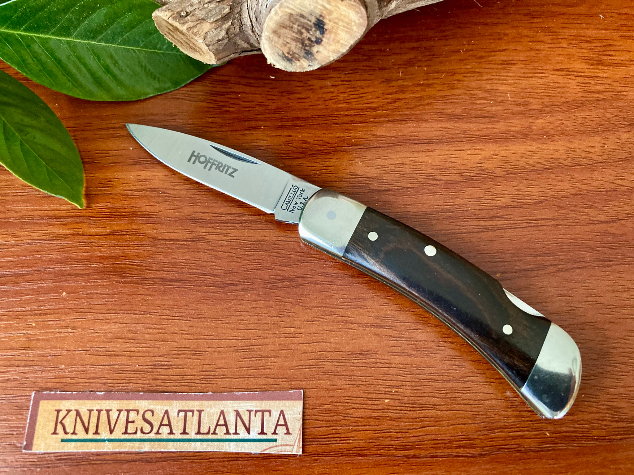 Camillus 887 Rosewood Lockback ~ Vintage