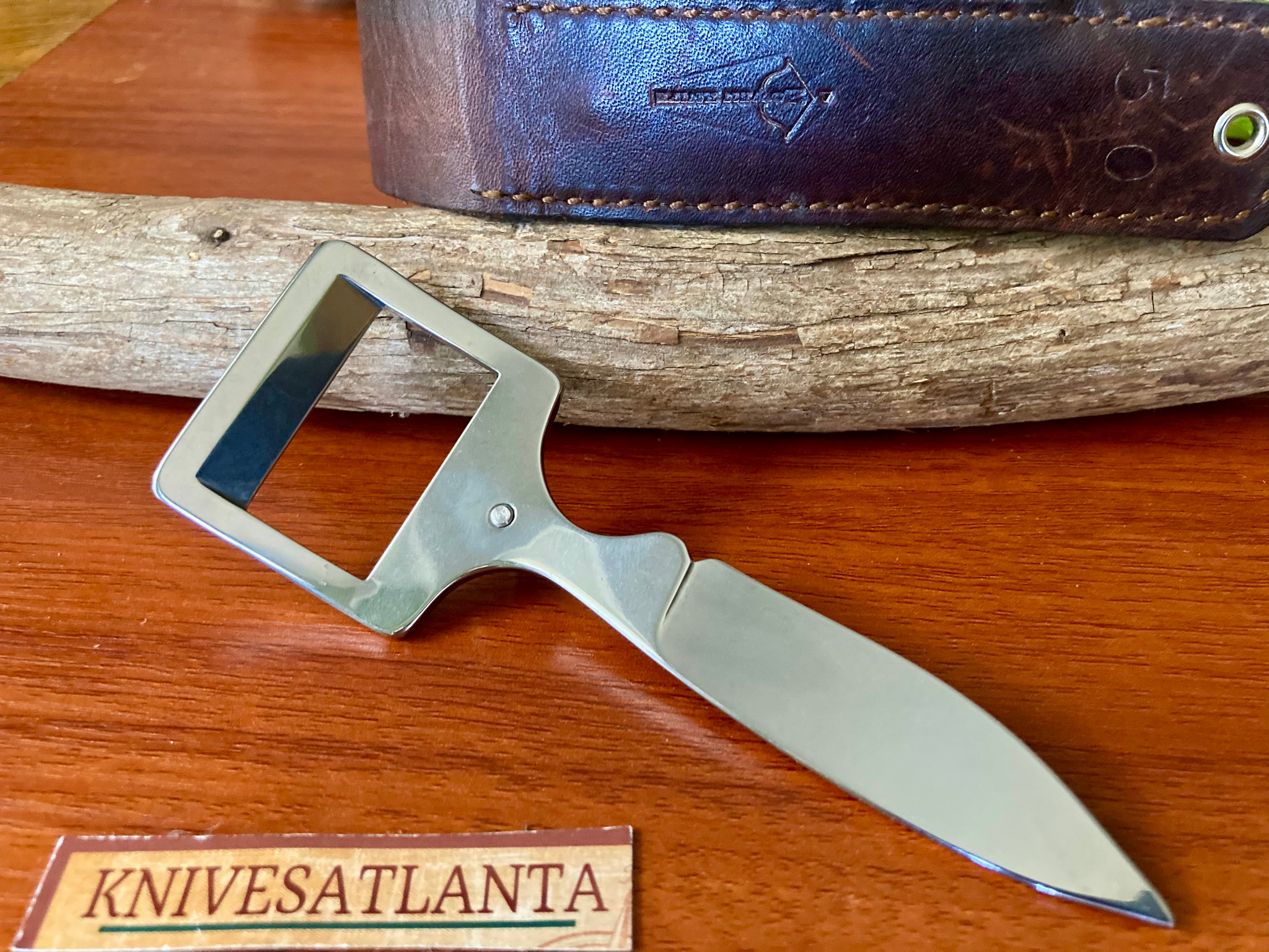 Bowen Knife Co. ~ Vintage Belt Buckle Knife w/50