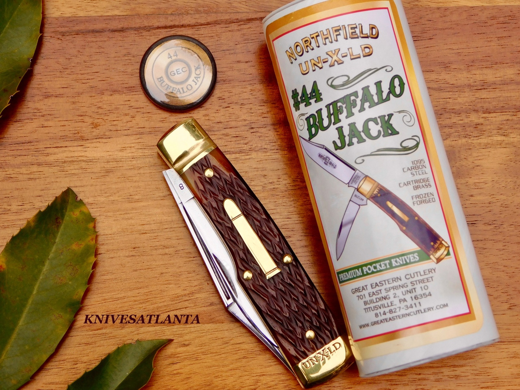 delgados great eastern オリジナル Great Eastern Cutlery Buffalo Jack # 44 Autumn Gold Jigged