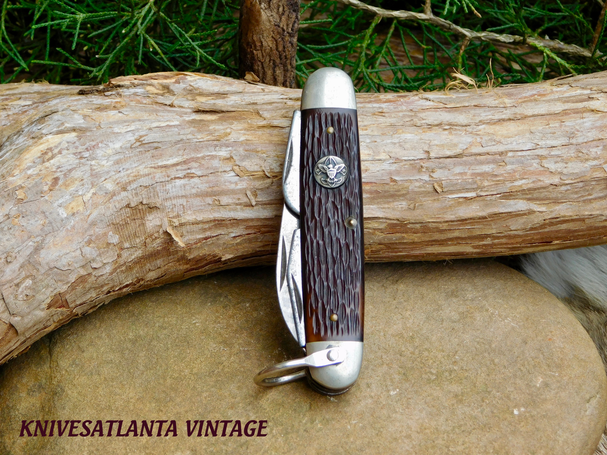 BSA / Boy Scout of America貴重　アメリカ製　ビンテージ VINTAGE BOY SCOUTS OF AMERICA BSA KNIFE #1996 - KnivesAtlanta