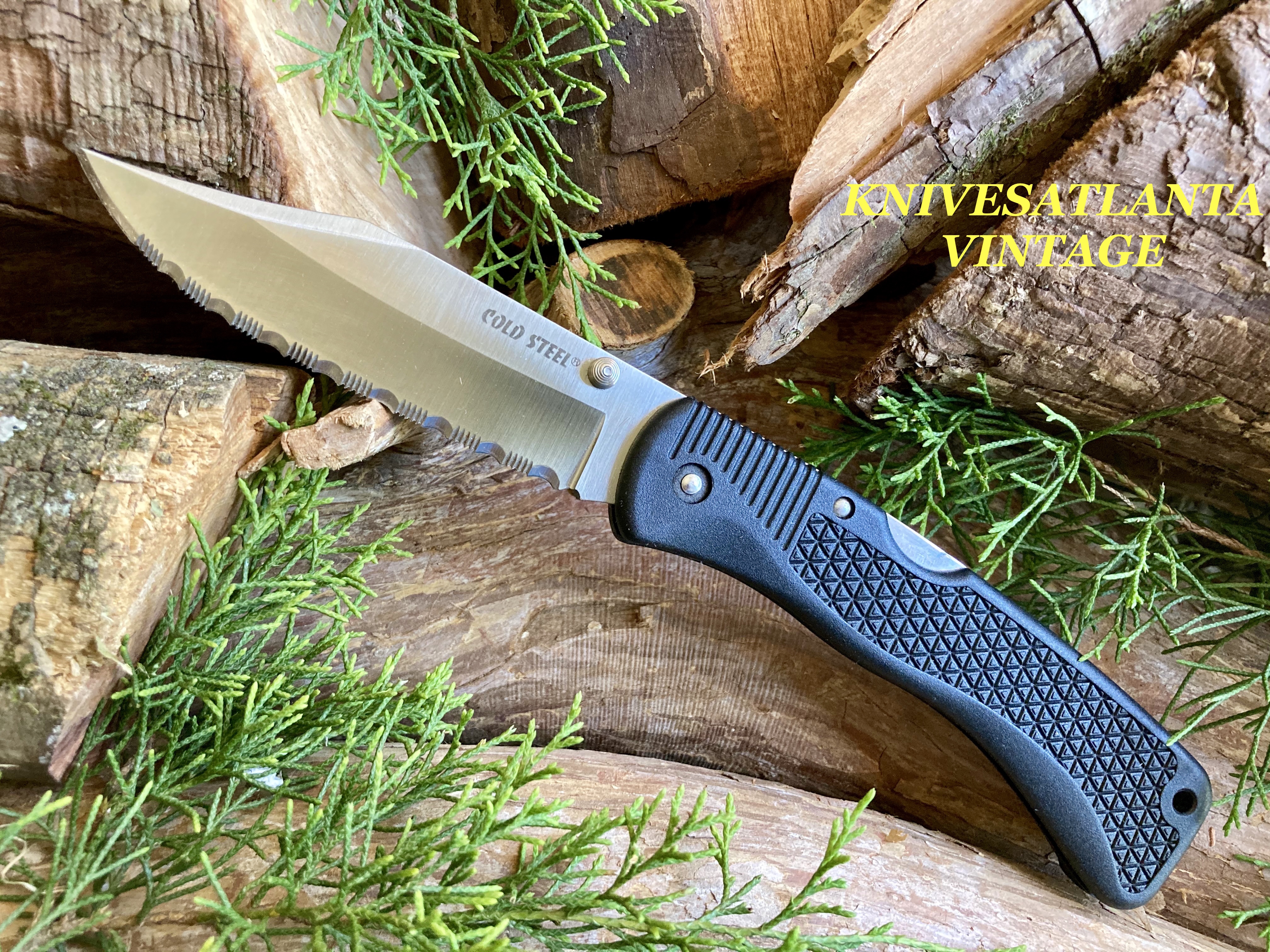 Cold Steel Large Voyager (#34LCS) Clip Point, Serrated Edge ~ Vintage