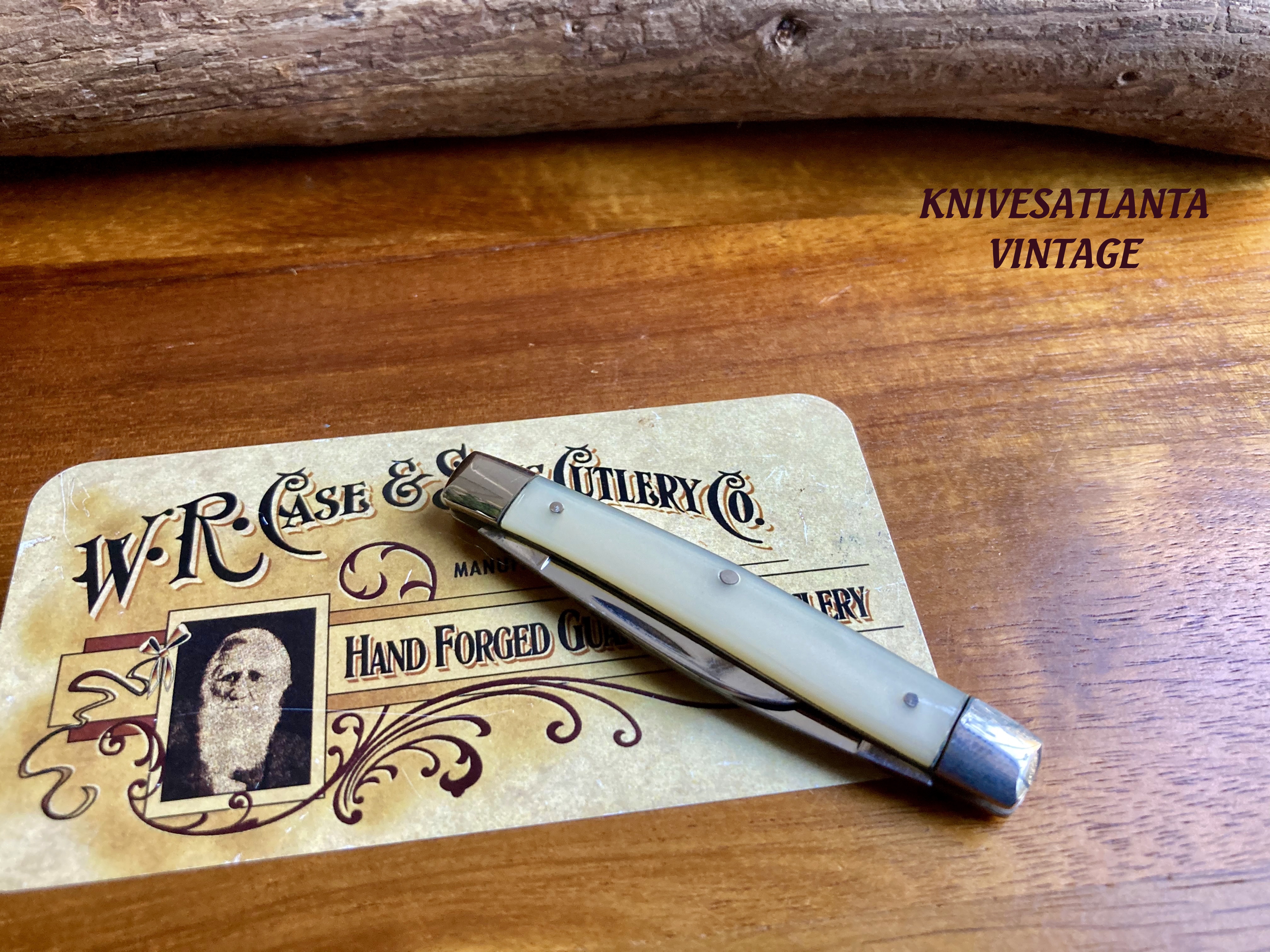 CASE XX STOCKMAN ~ 9233 ~ IMITATION PEARL HANDLES ~ Vintage 1972