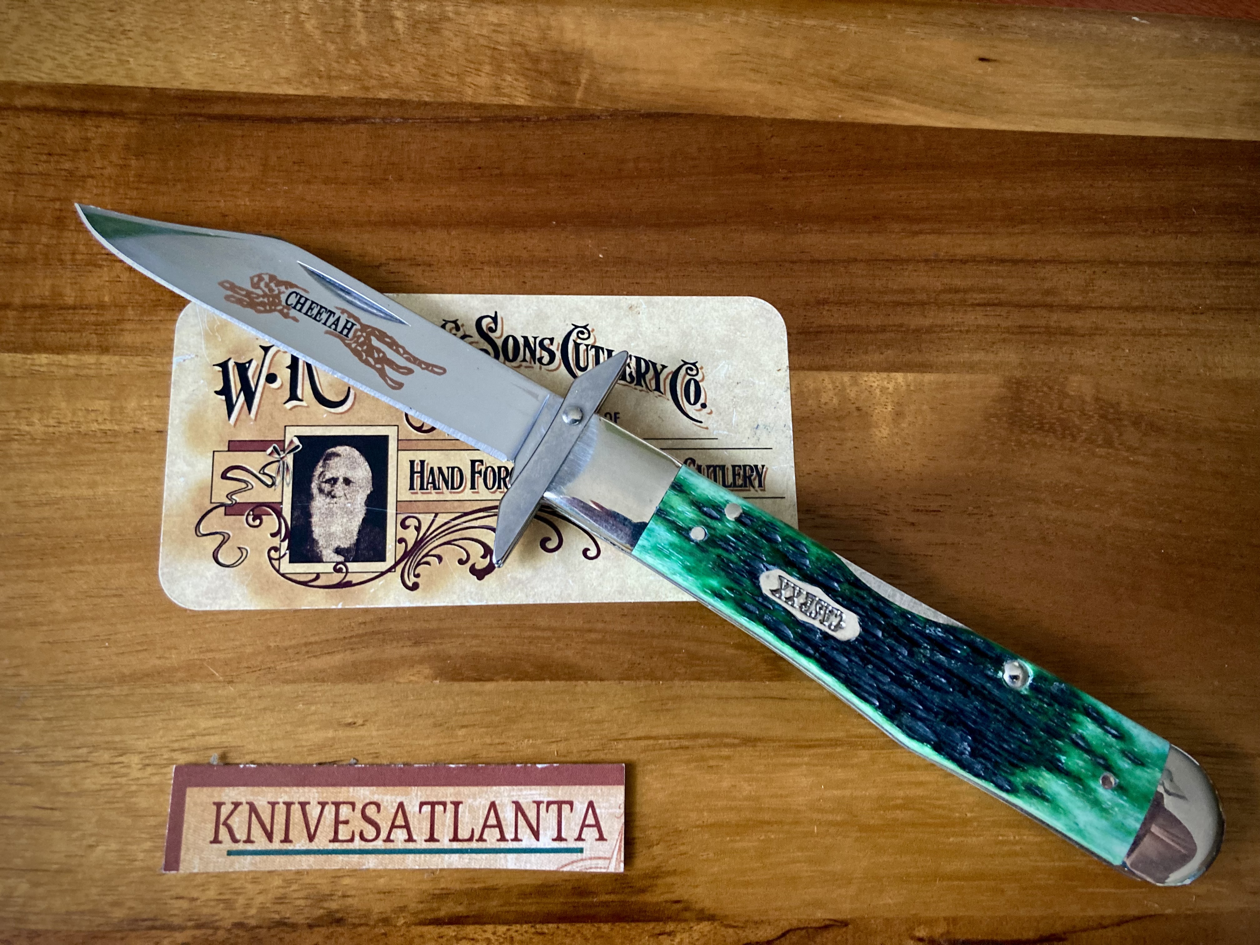 CASE XX SELECT 6111 1/2L CHEETAH KNIFE, 2002, JIGGED BERMUDA