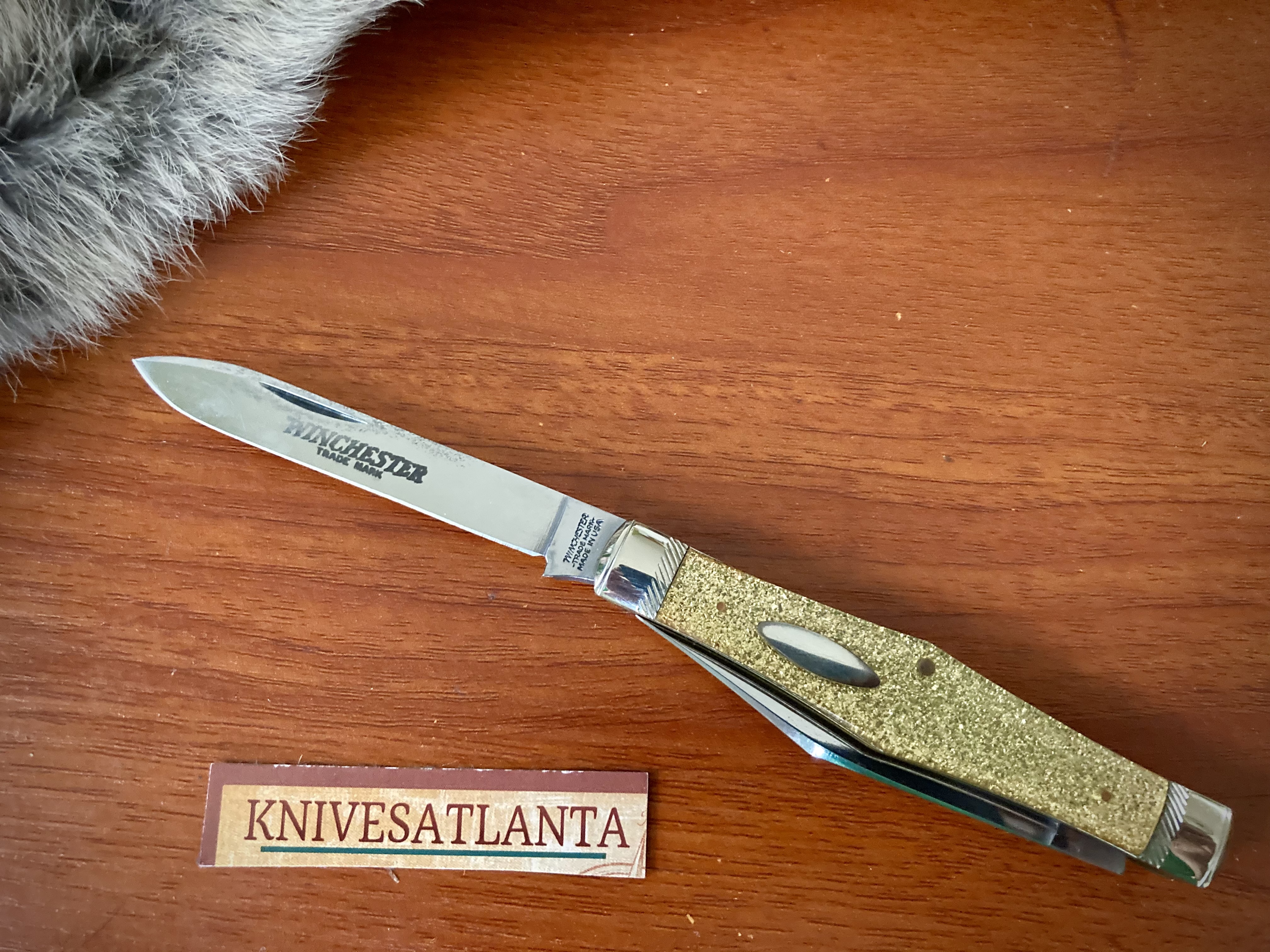 WINCHESTER W 15 2967 GOLDSTONE MOOSE KNIFE ~ Vintage