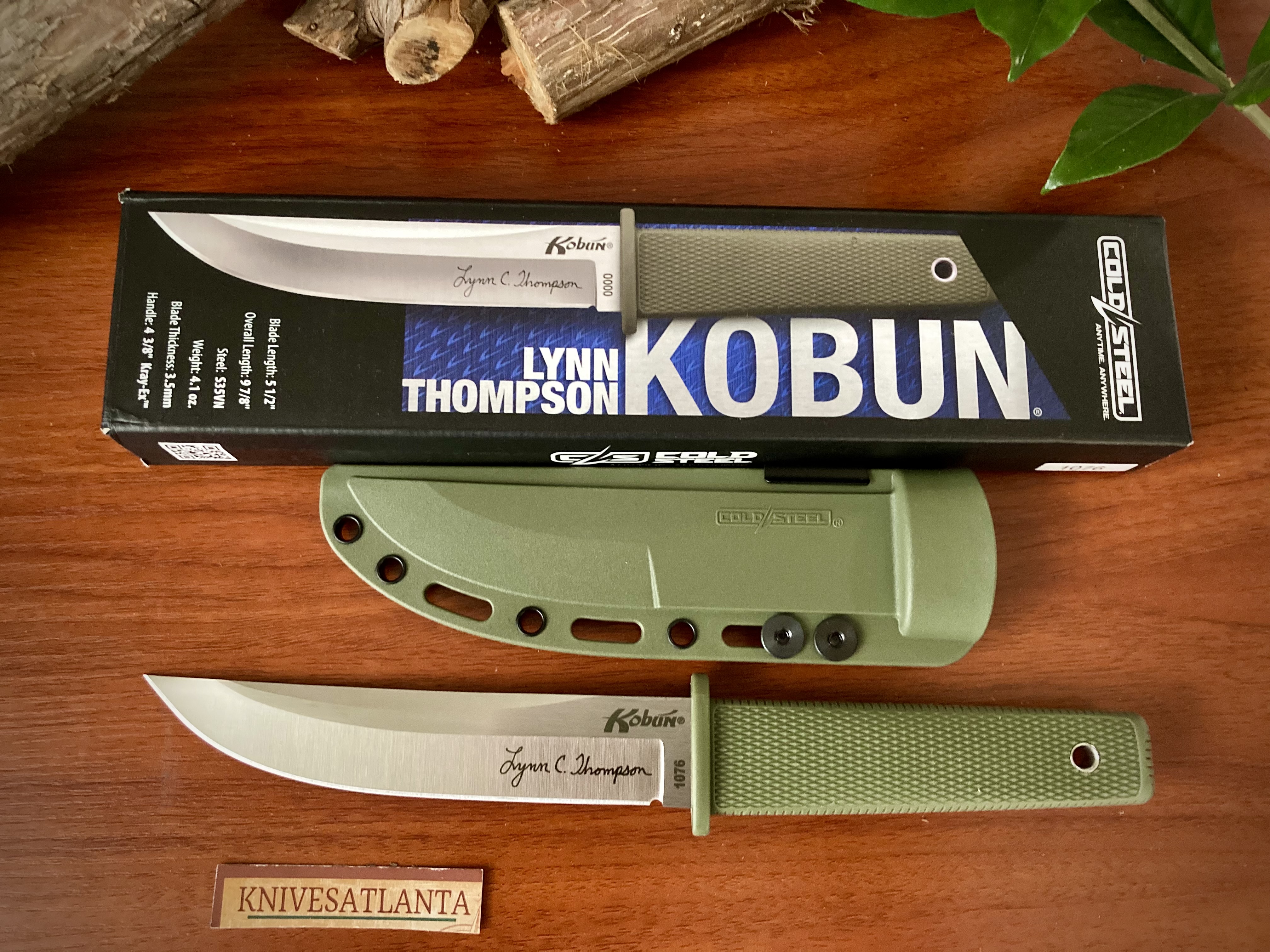 Cold Steel Lynn Thompson Signature Kobun Fixed Blade