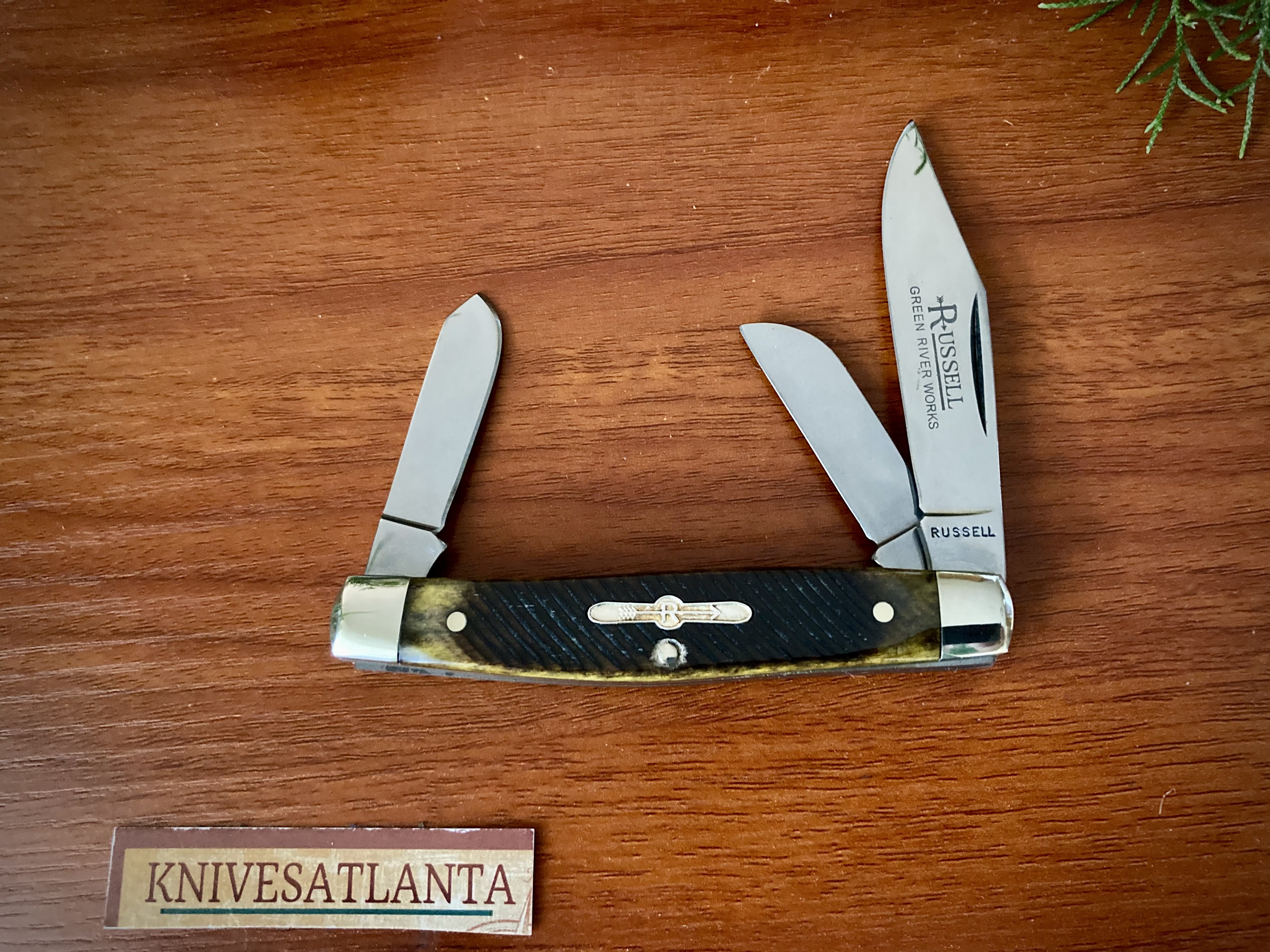 RST リラーナ / NatureBoys ペリカン 2本セット RUSSELL (GREEN RIVER WORKS) Sawcut STOCKMAN KNIFE RU-27 ~ SOLINGEN