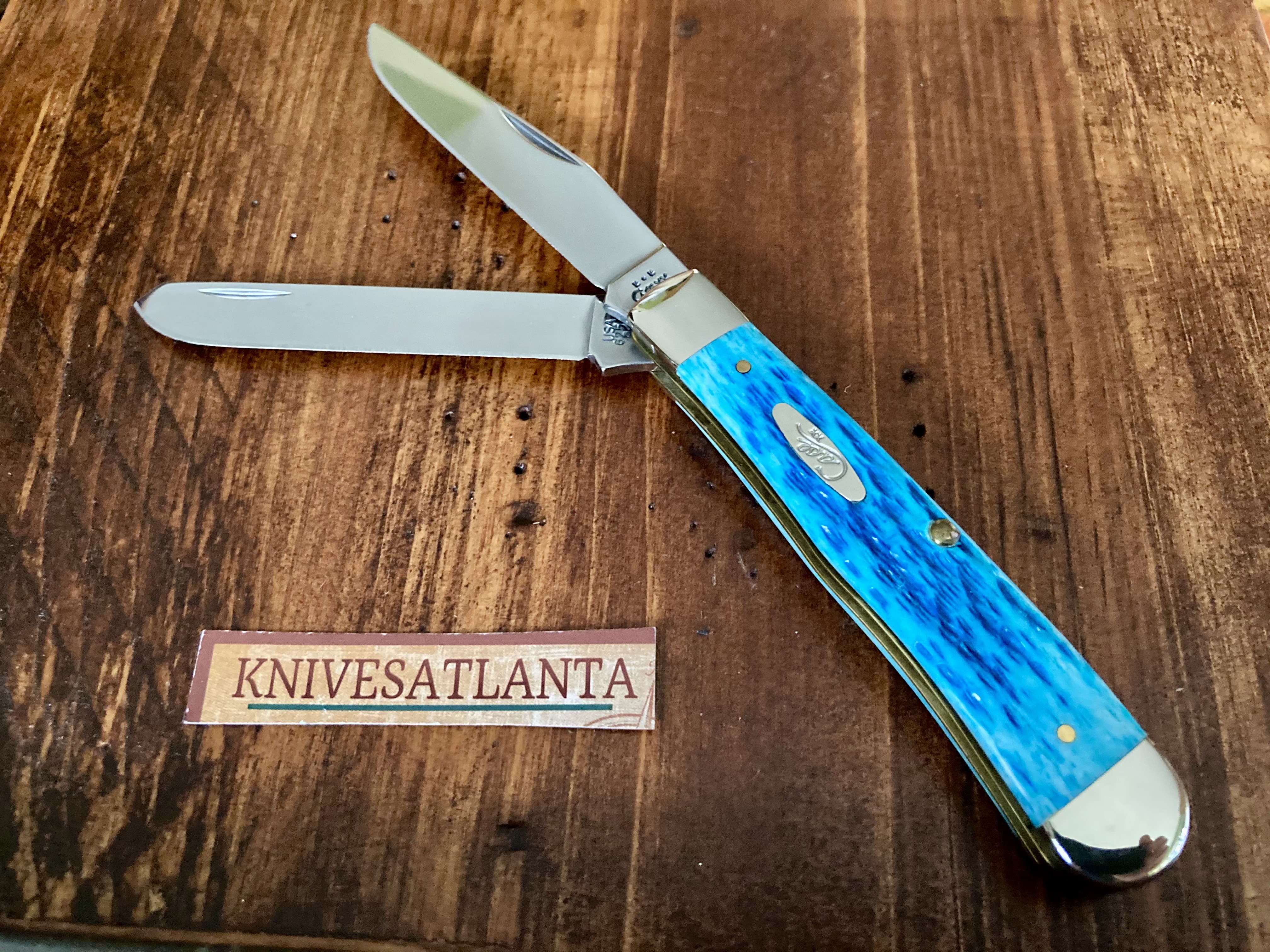 Case XX 05076 Trapper Caribbean Blue ~ Vintage 2004