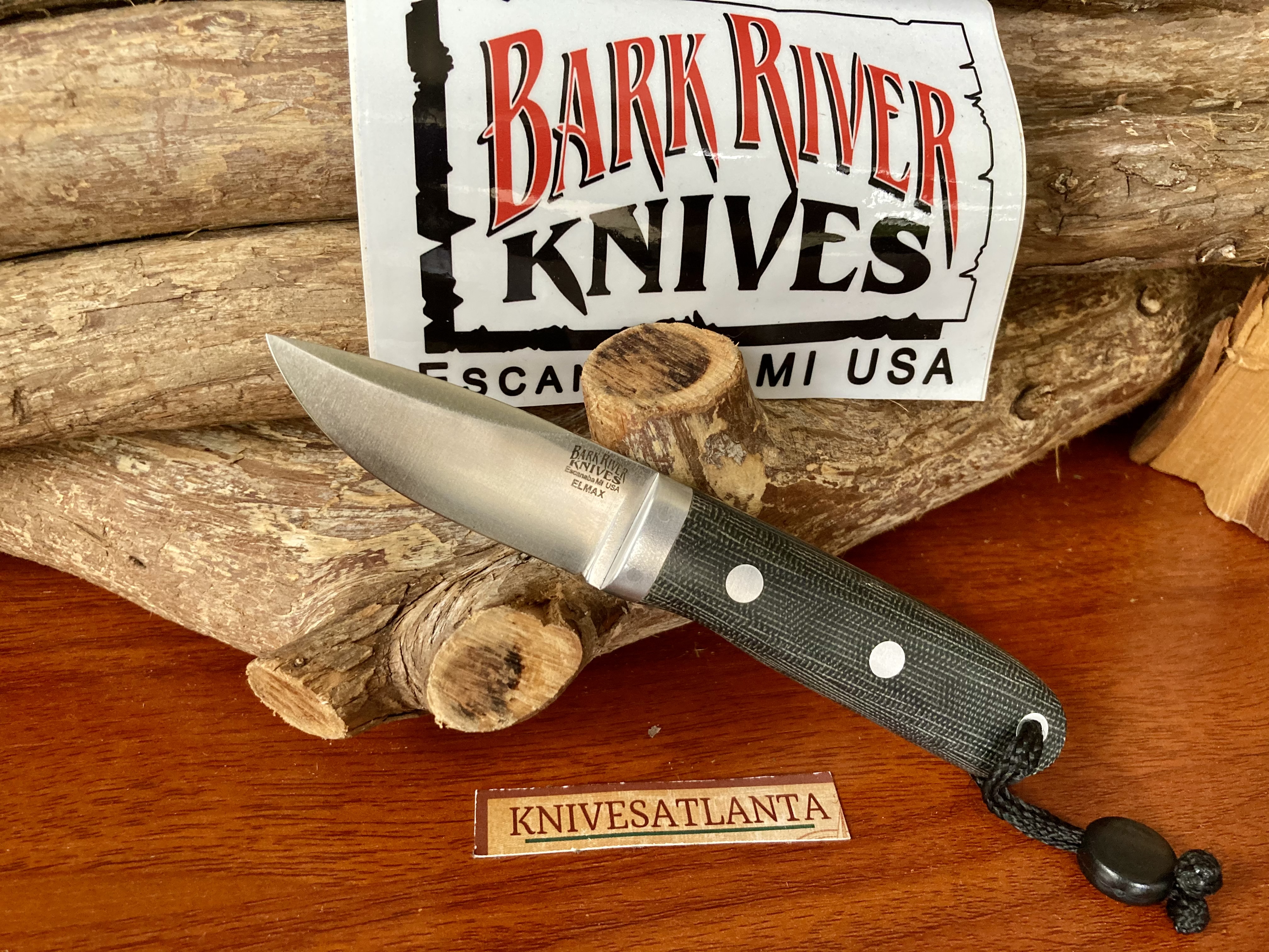 Bark River City Knife ~ Black Canvas Micarta Matte ~ Elmax ~ 2021