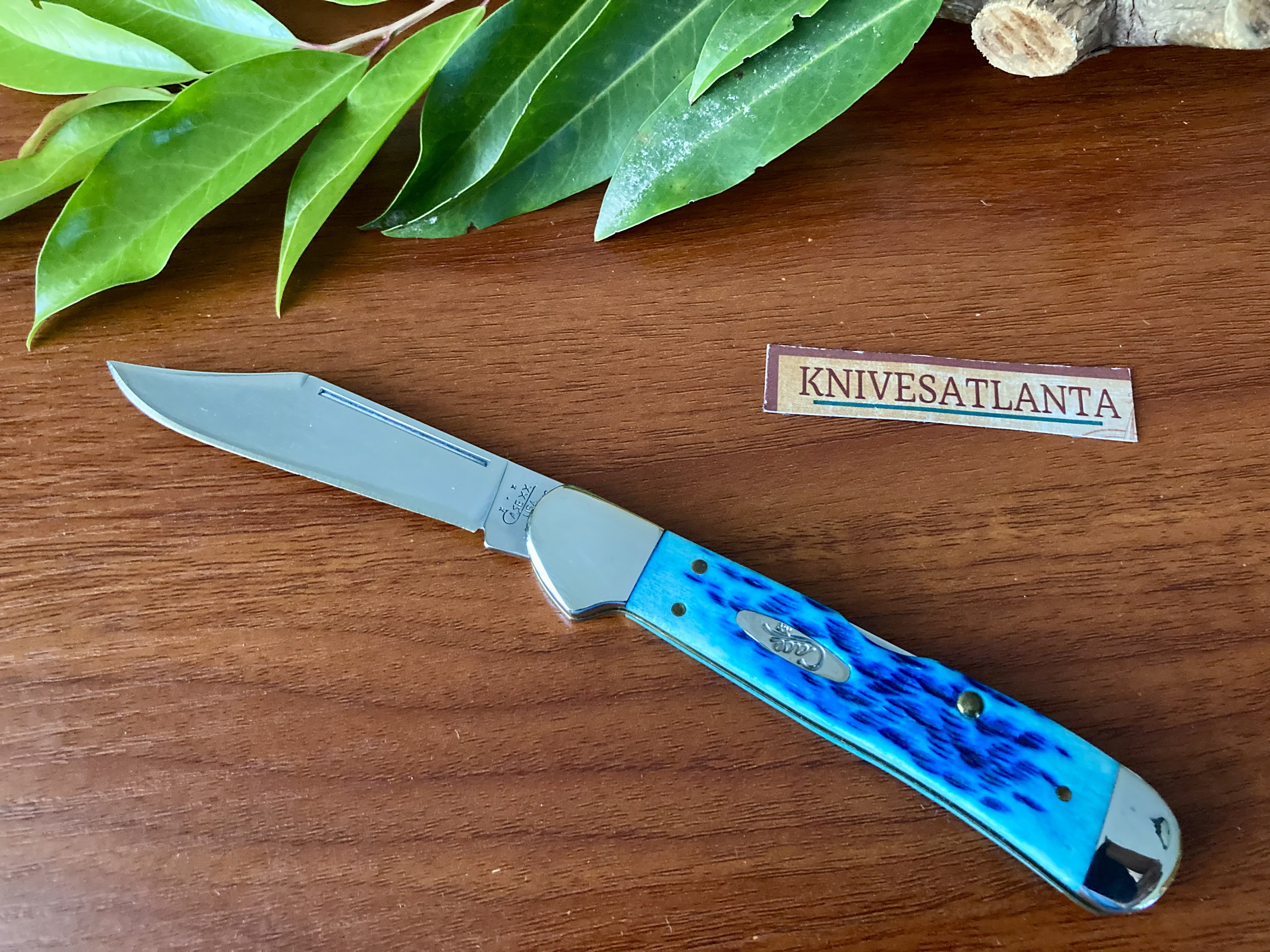 Case XX 61549L Copperlock Caribbean Blue Bone ~ Vintage 2003