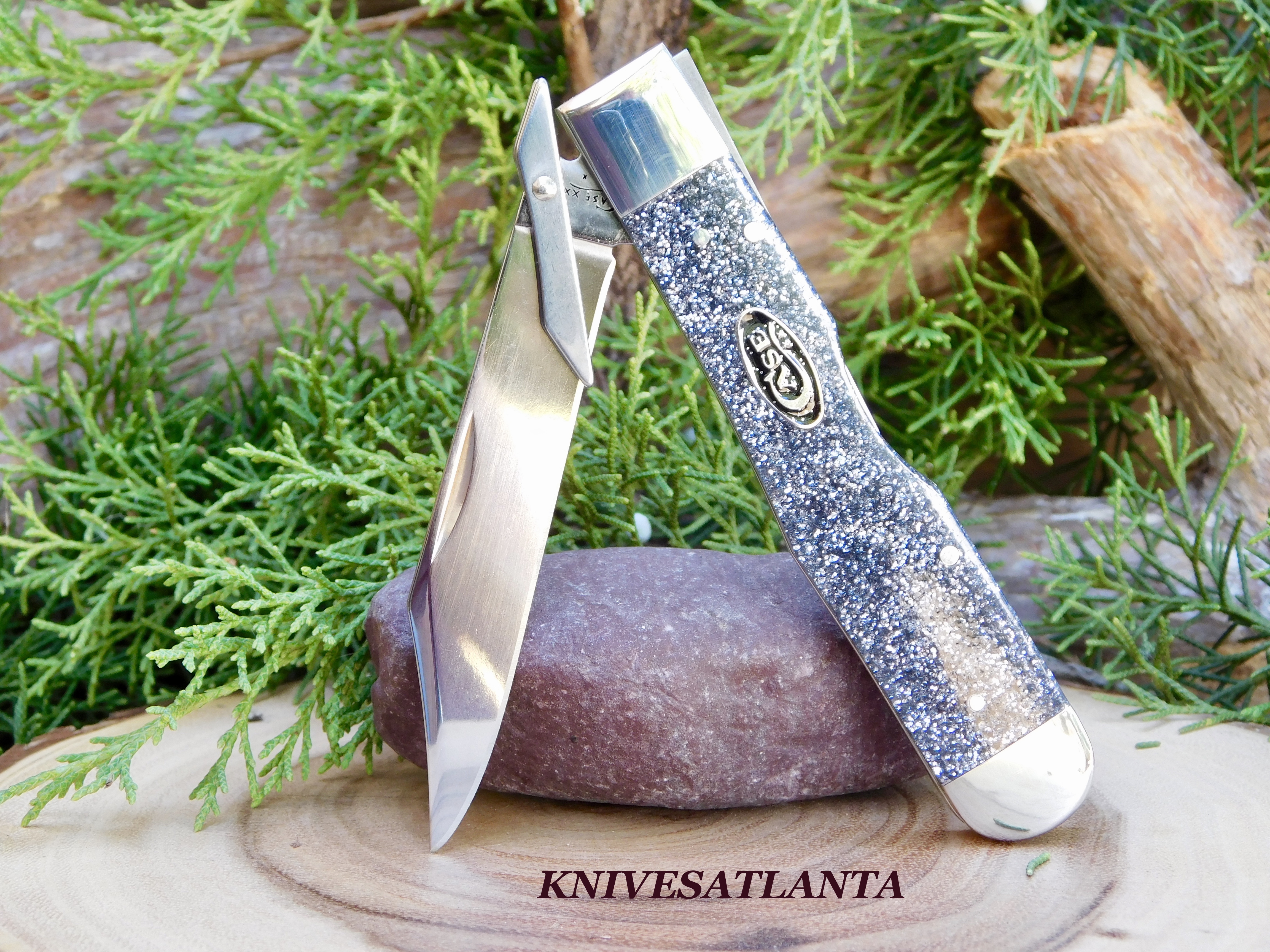 Case Cheetah SparXX Silver Stardust Kirinite - KnivesAtlanta