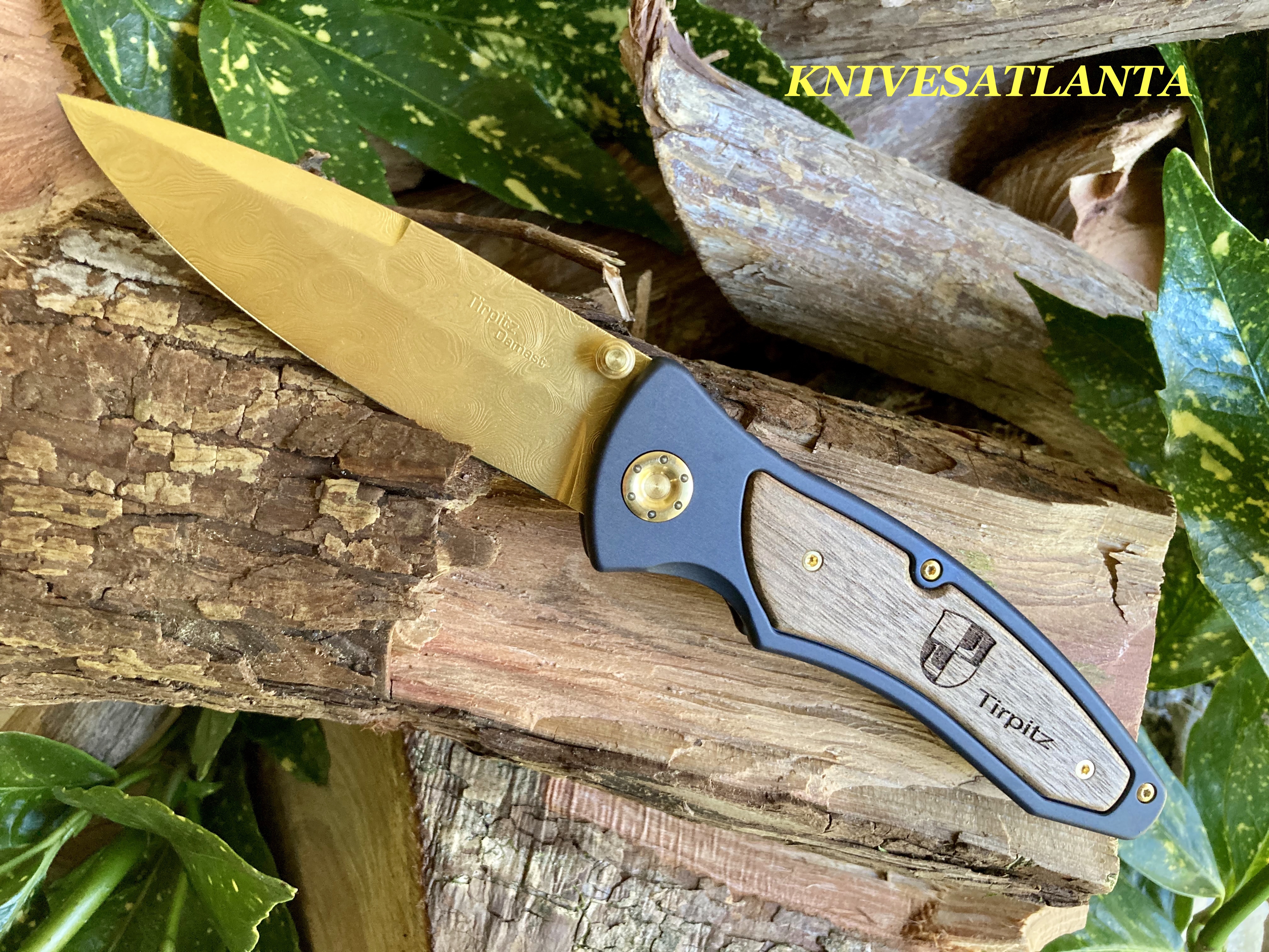 Boker Tirpitz-Damascus Gold | KNIVESATLANTA
