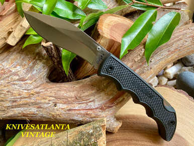 BlackJack Knives FK-1 Japan Folding Kukri Lockback Knife ~ Vintage