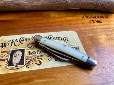 CASE XX 9327 IMITATION PEARL SMALL STOCKMAN KNIFE ~ Vintage 1971