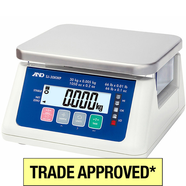A&D SJ-WP Trade Approved Scales