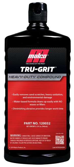 Contains special abrasives that provide the broadest buffing capability with minimal swirls.