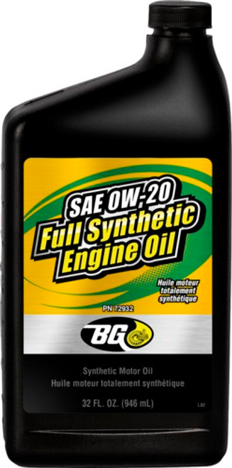 BG SAE 0W-20 Full Synthetic Engine Oil