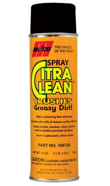 Excels as an all-purpose cleaner with the added benefit of aerosol convenience.