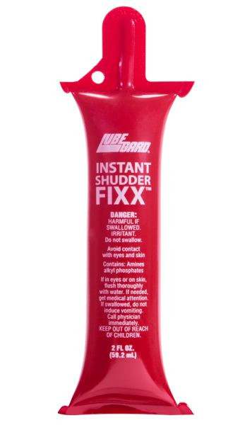 Packaged in a uniquely engineered two ounce application tube, LUBEGARD's Instant Shudder Fixx™ is compatible with conventional or synthetic automatic transmission fluids.

This formulation of friction modifiers made of synthetics and synthetic esters is concentrated five times!