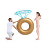 Inflatable Diamond Ring Pool Float - Engagement Ring Bachelorette