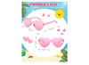 12 Pairs Heart Shaped Sunglasses for Women Colorful Glasses Fun