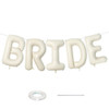 Beige BRIDE Balloons Bachelorette for Bridal Shower, Cream White Sand Bride Myla