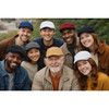 Black Ivy Cap Deluxe Bulk 10+ Colors Available Linen Cotton 22.5"  Adult Standard 1336BL