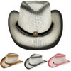 Straw Cowboy Hats Bulk Mix Colors | Adult1480MX UNISEX 22.5' Standard 