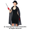 Black Costume Capes | Black Costume Cape 45' 4524