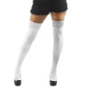 White Opaque Thigh High Stockings 8028 12 PACK 