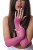 12 PACK Wholesale Fishnet Gloves | Bulk 80's Pink Fishnet Gloves | PINK 1232D