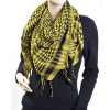 Black And Yellow Arab Shemagh Houndstooth Scarf 2085