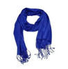 Royal Blue Pashmina Scarf Shawl 100% Fine Wool Mix  28" x 78" 2112