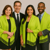 Lime Green Pashmina Scarf Shawl 100% Fine Wool Mix 28" x 78" 2117
