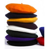 Bulk Wool Berets Artist Hat Mixed Colors  22.5" Standard Adult Size 1360A