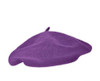 Purple Beret Wool 22.5" Standard Adult Size 1369